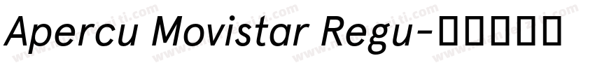 Apercu Movistar Regu字体转换